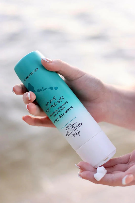After Sun Lotion & Moisturizer with Aloe Vera, Rose Hip Oils, & Vitamin E