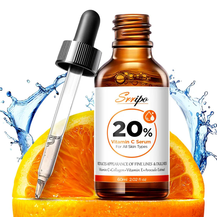 Pure Natural Skin Brightening & Anti Aging 20% Vitamin C Serum