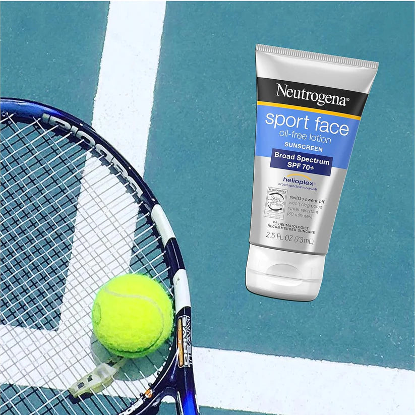 Neutrogena Sport Face Sunscreen, Broad Spectrum Sunblock SPF 70+, Water Resistant Sunscreen For Face