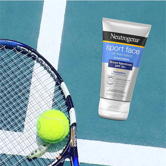 Neutrogena Sport Face Sunscreen, Broad Spectrum Sunblock SPF 70+, Water Resistant Sunscreen For Face